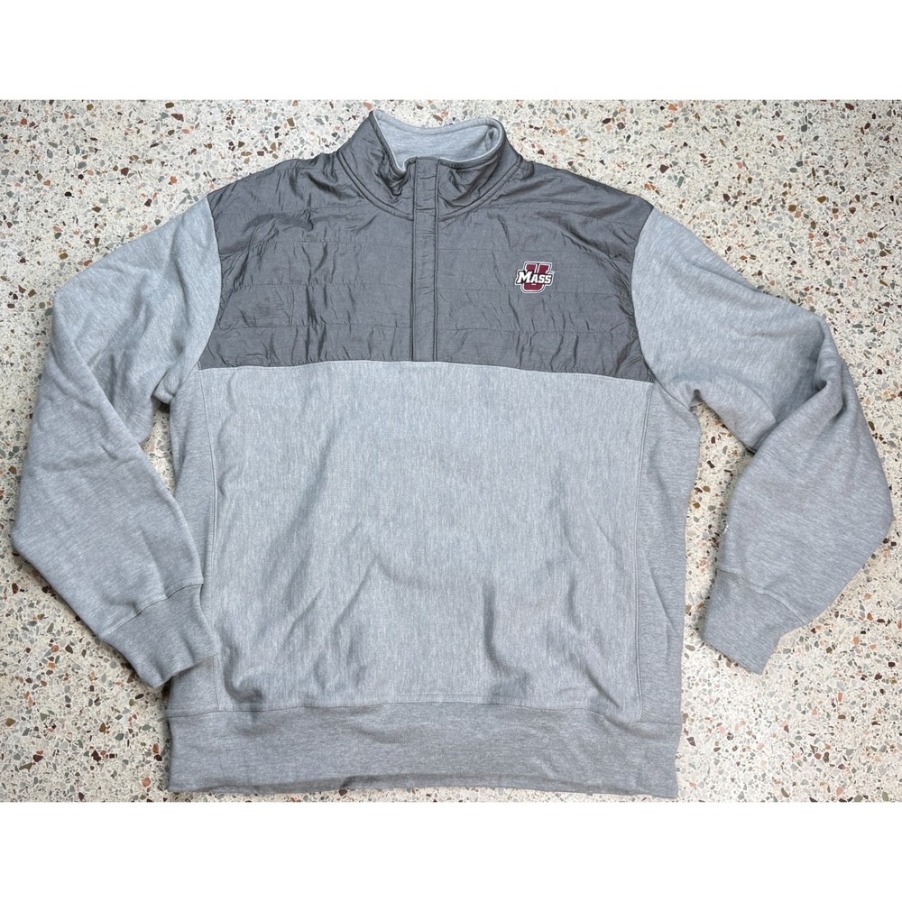 Champion‎ Reverse Weave NCAA Univ of Massachusetts Sweatshirt Jacket Size 2XL